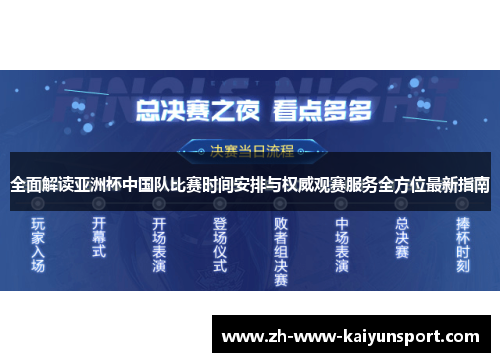 全面解读亚洲杯中国队比赛时间安排与权威观赛服务全方位最新指南